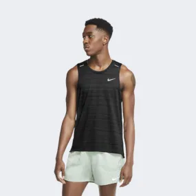 Nike Dri-Fit Miler Men Running Tank Black