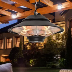 1500W Electric Patio Heater Hanging Heater w/ Remote Control for Outdoor Indoor