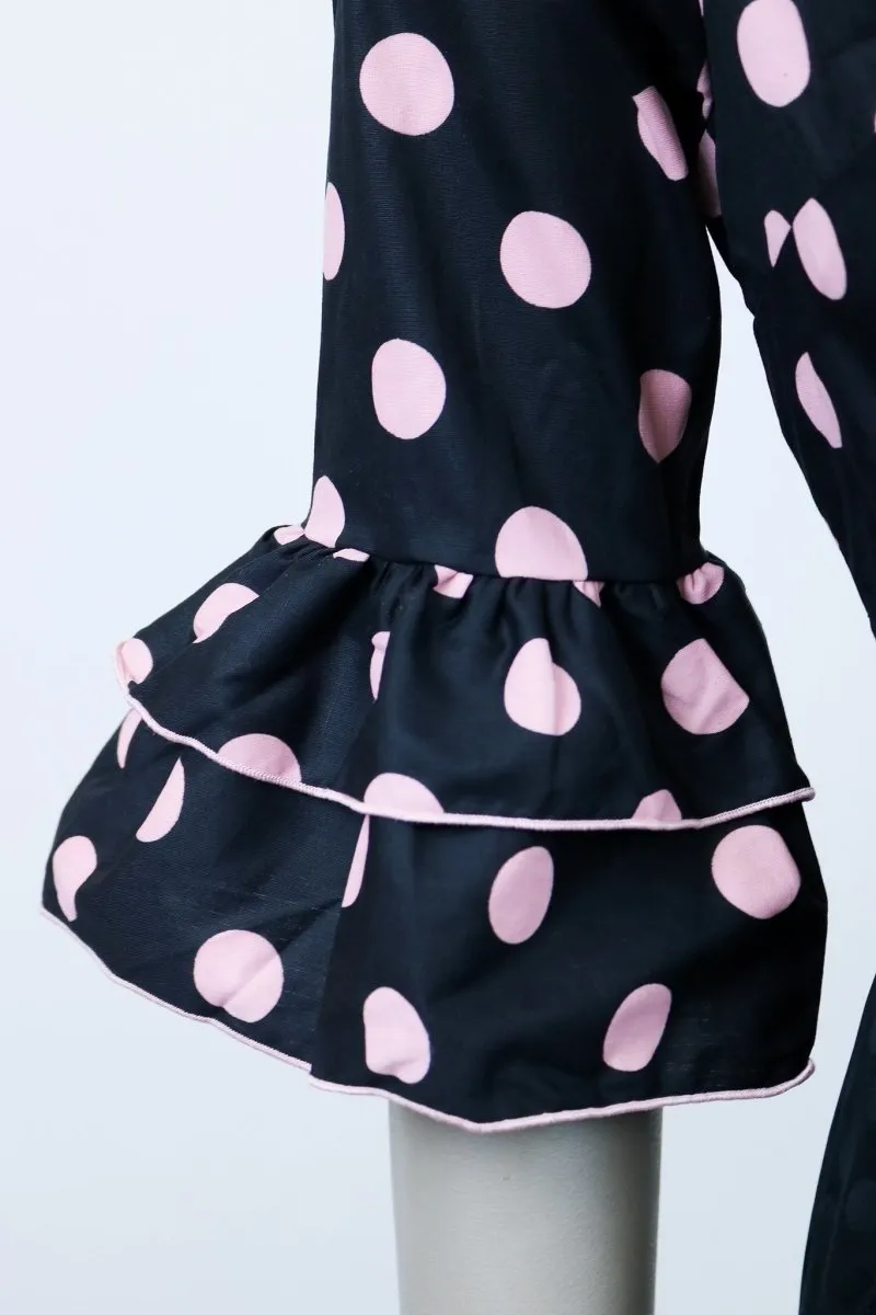 1960s Polka Dot Crop Top