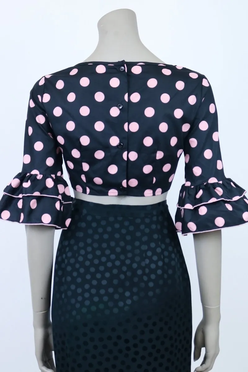 1960s Polka Dot Crop Top