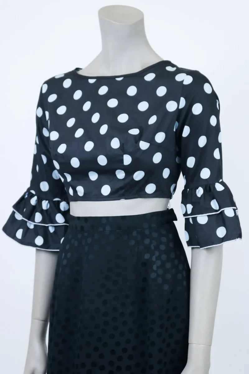 1960s Polka Dot Crop Top