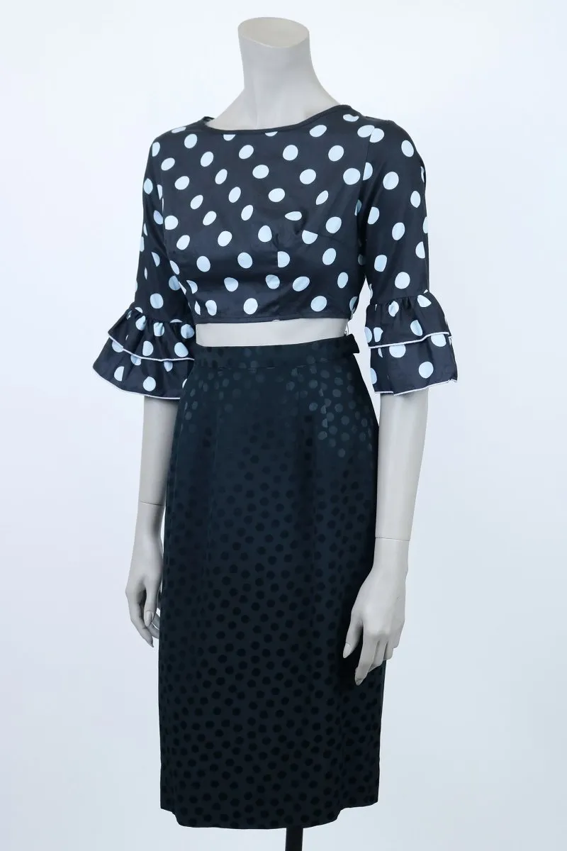 1960s Polka Dot Crop Top