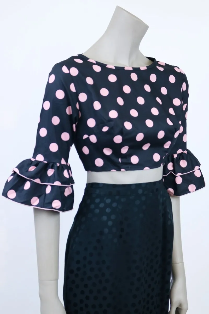 1960s Polka Dot Crop Top