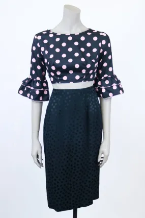 1960s Polka Dot Crop Top