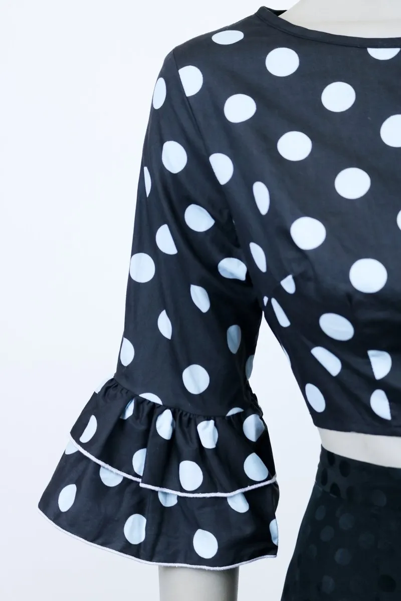 1960s Polka Dot Crop Top