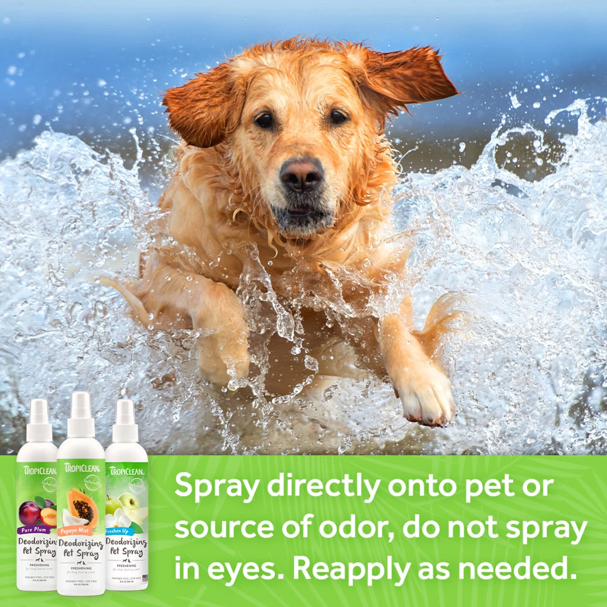 20% OFF: TropiClean Baby Powder Deodorizing Pet Spray