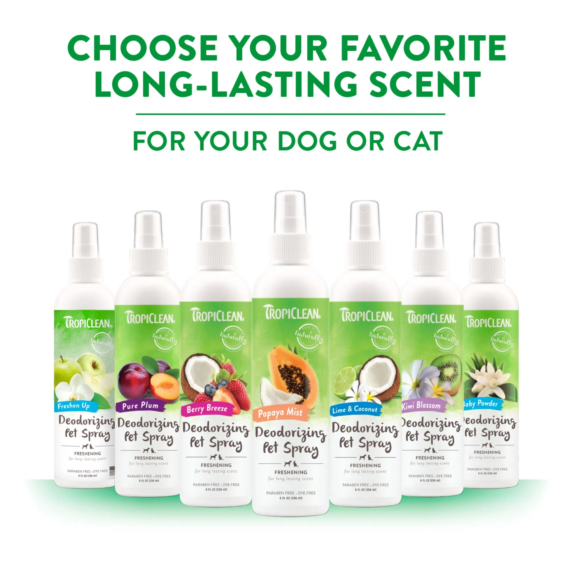 20% OFF: TropiClean Berry Breeze Deodorizing Pet Spray