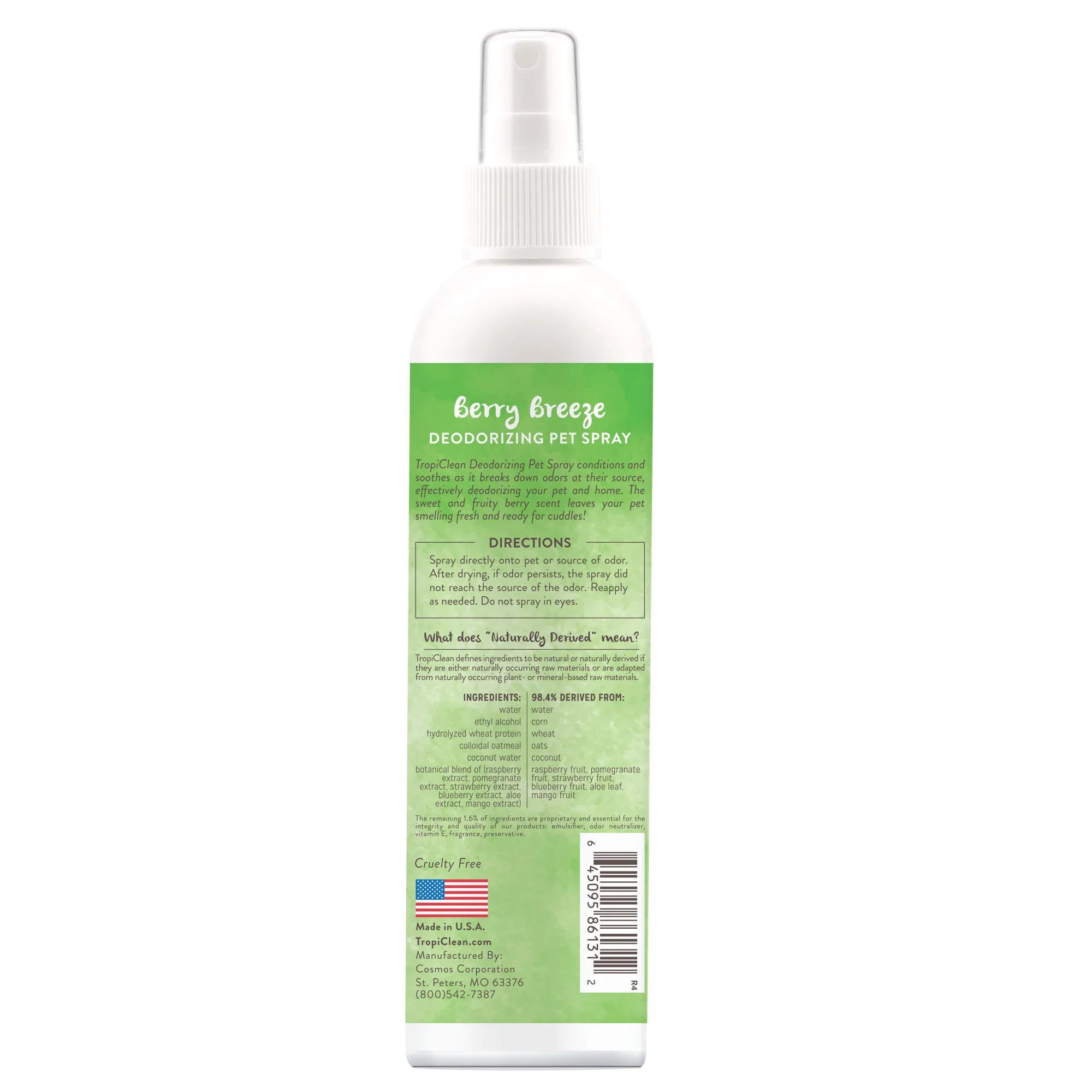 20% OFF: TropiClean Berry Breeze Deodorizing Pet Spray