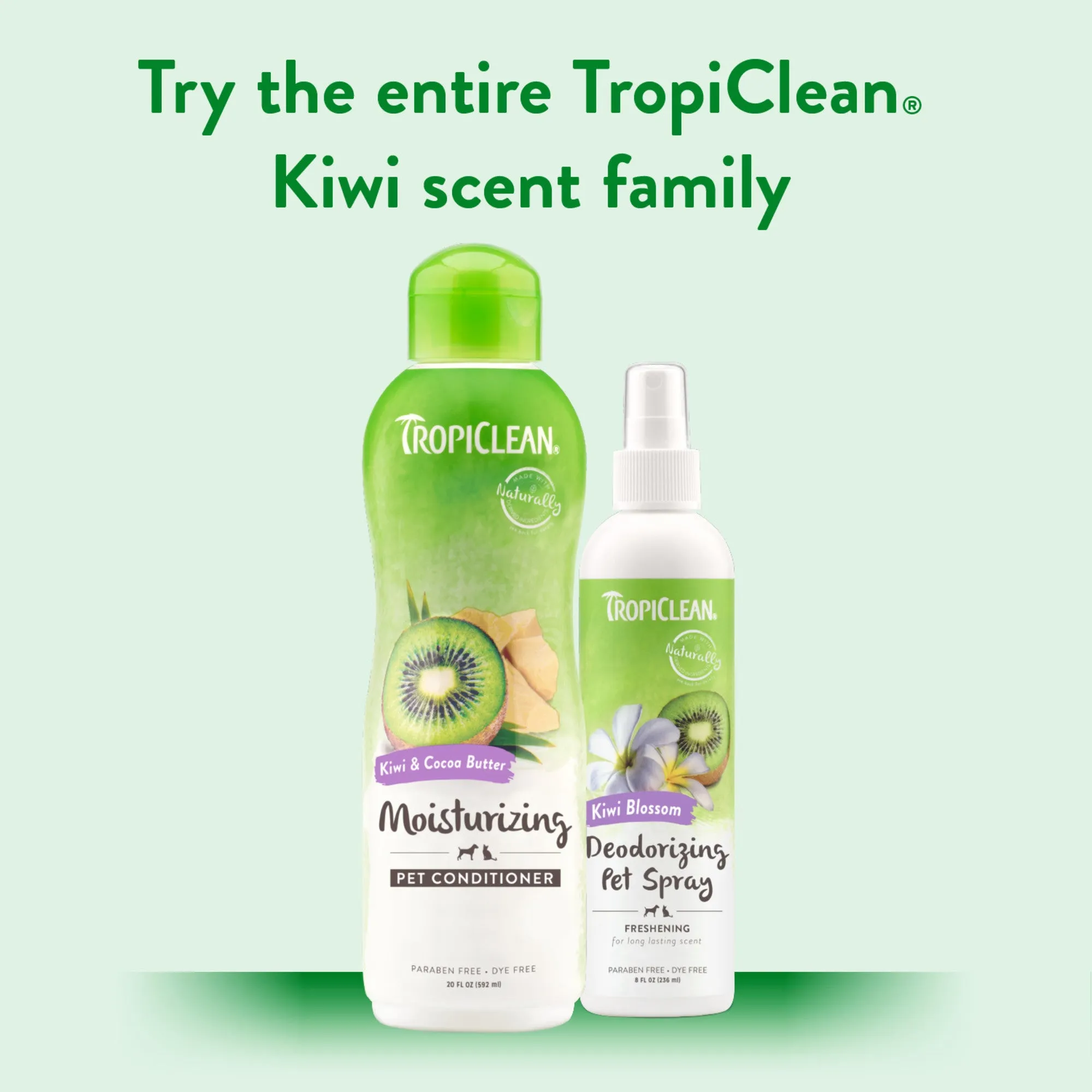 20% OFF: TropiClean Kiwi Blossom Deodorizing Pet Spray