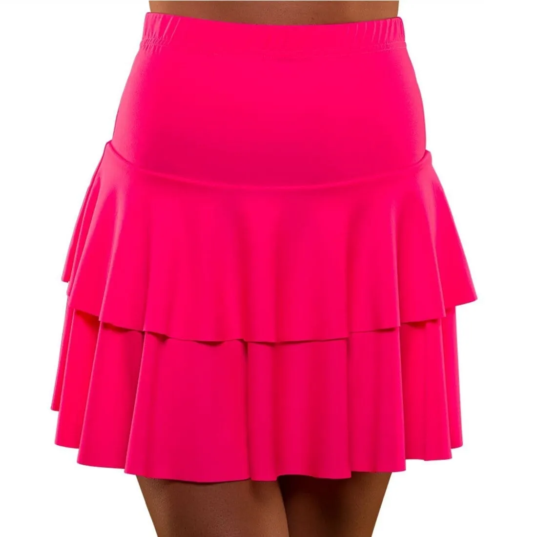 80s Ra Ra Skirt Fancy Dress Costume Halloween Dance Disco