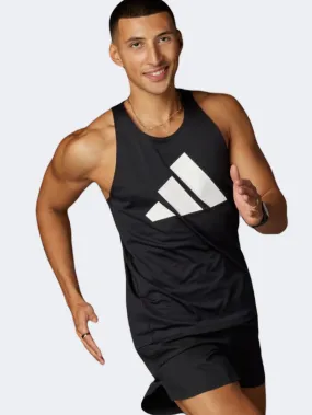 Adidas Run It Men Running Tank Black/White