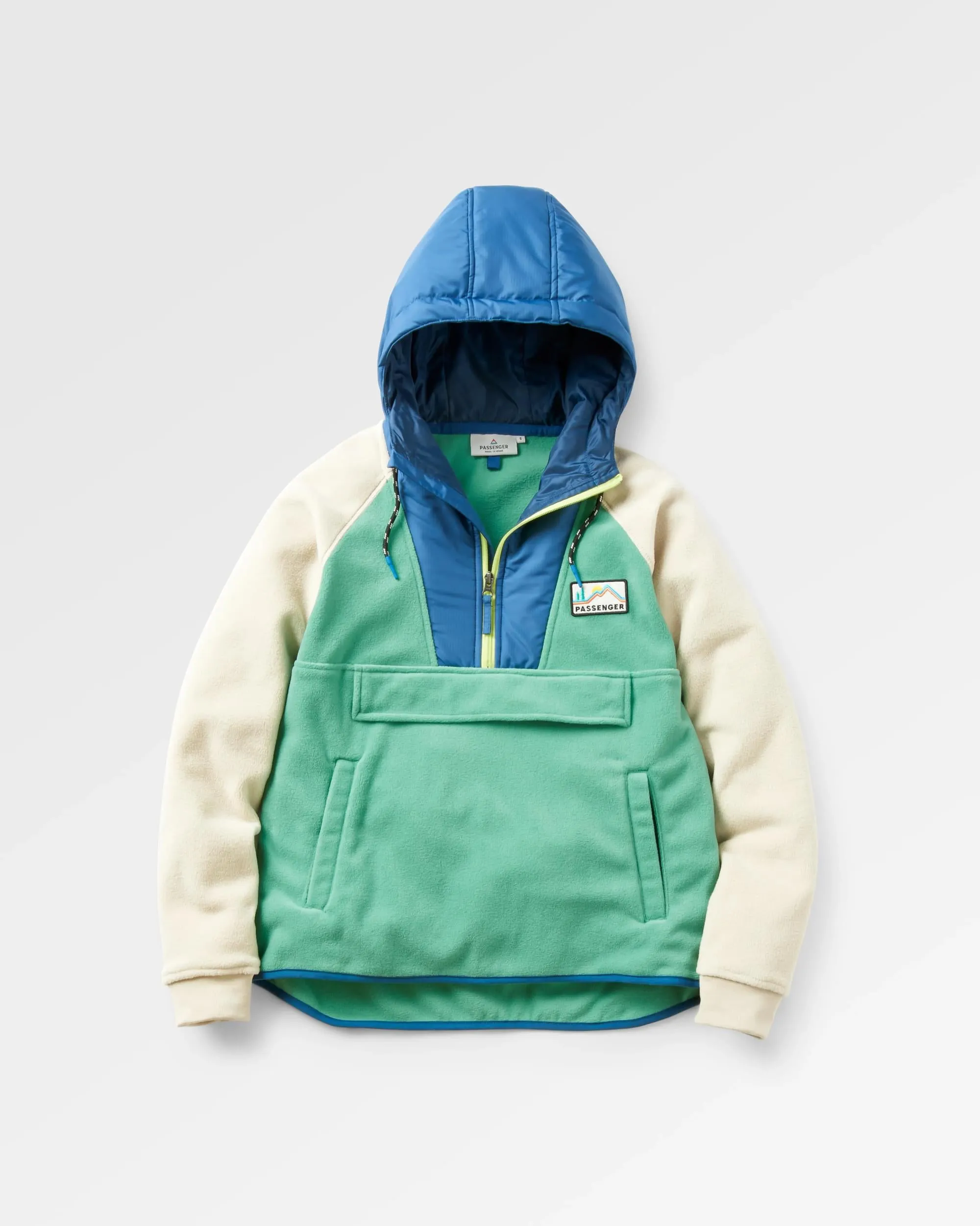 Alexander Recycled Polar Hooded Fleece - Green Spruce