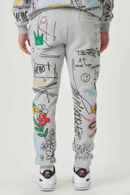 All Over Graphic Jogger