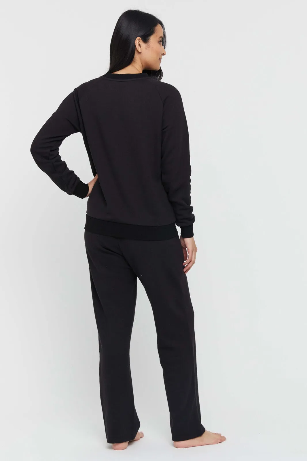 Bamboo Essential Trackpant - Black