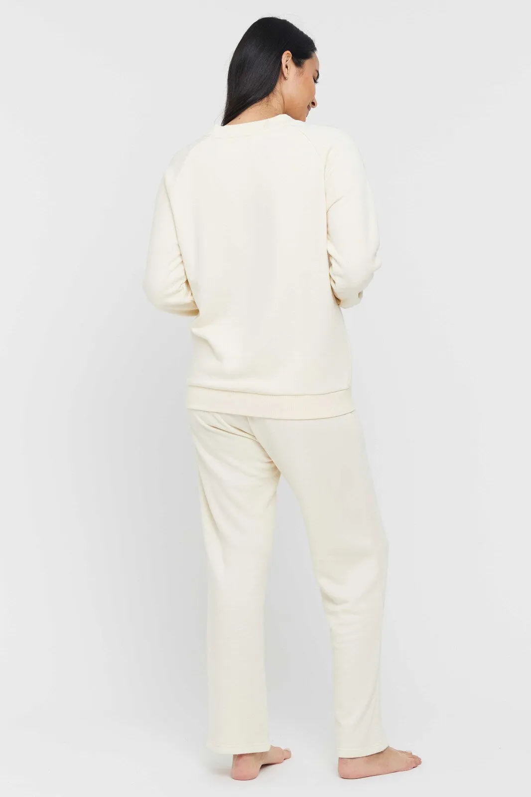 Bamboo Essential Trackpant - Winter White