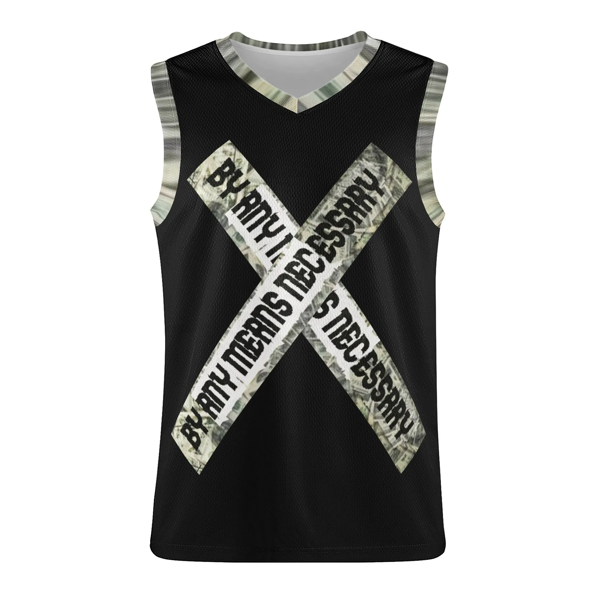 B.A.M.N- By Any Means Necessary X Men's Basketball Jerseys Tank Top Black