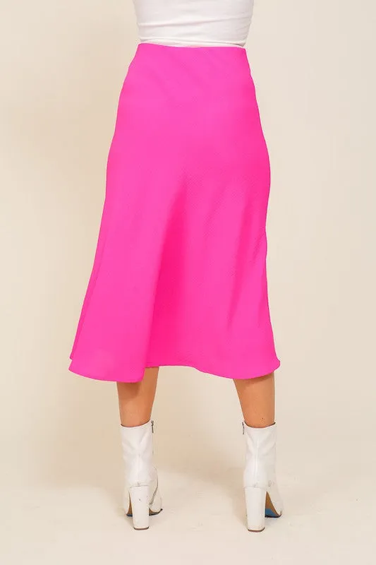 Barbie Pink Midi Skirt