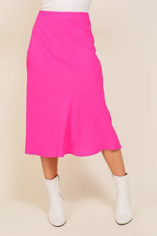 Barbie Pink Midi Skirt