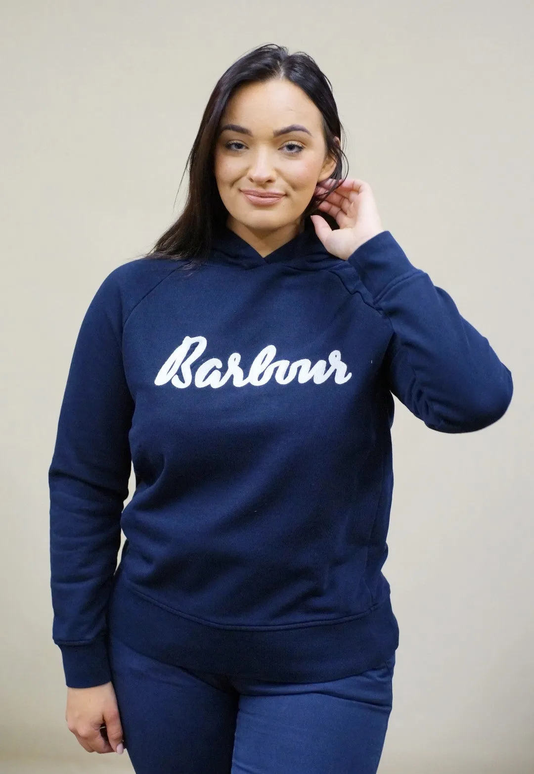 Barbour Hoodie Ladies navy Otterburn LOL0391NY73