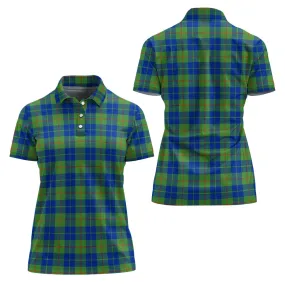 Barclay Hunting Ancient Tartan Polo Shirt For Women