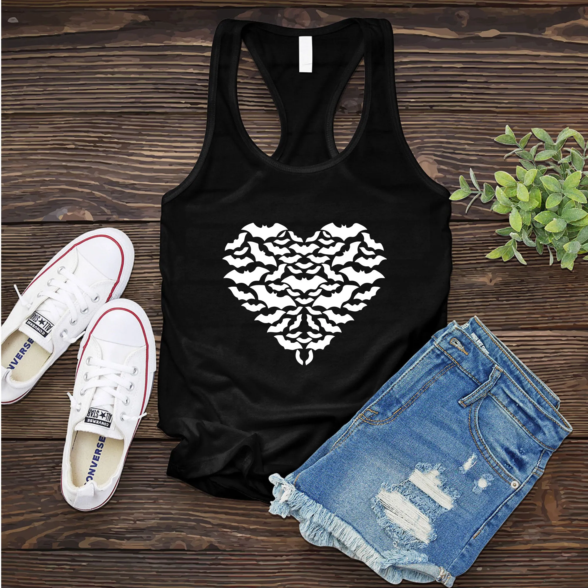 Bat Heart Women's Tank Top