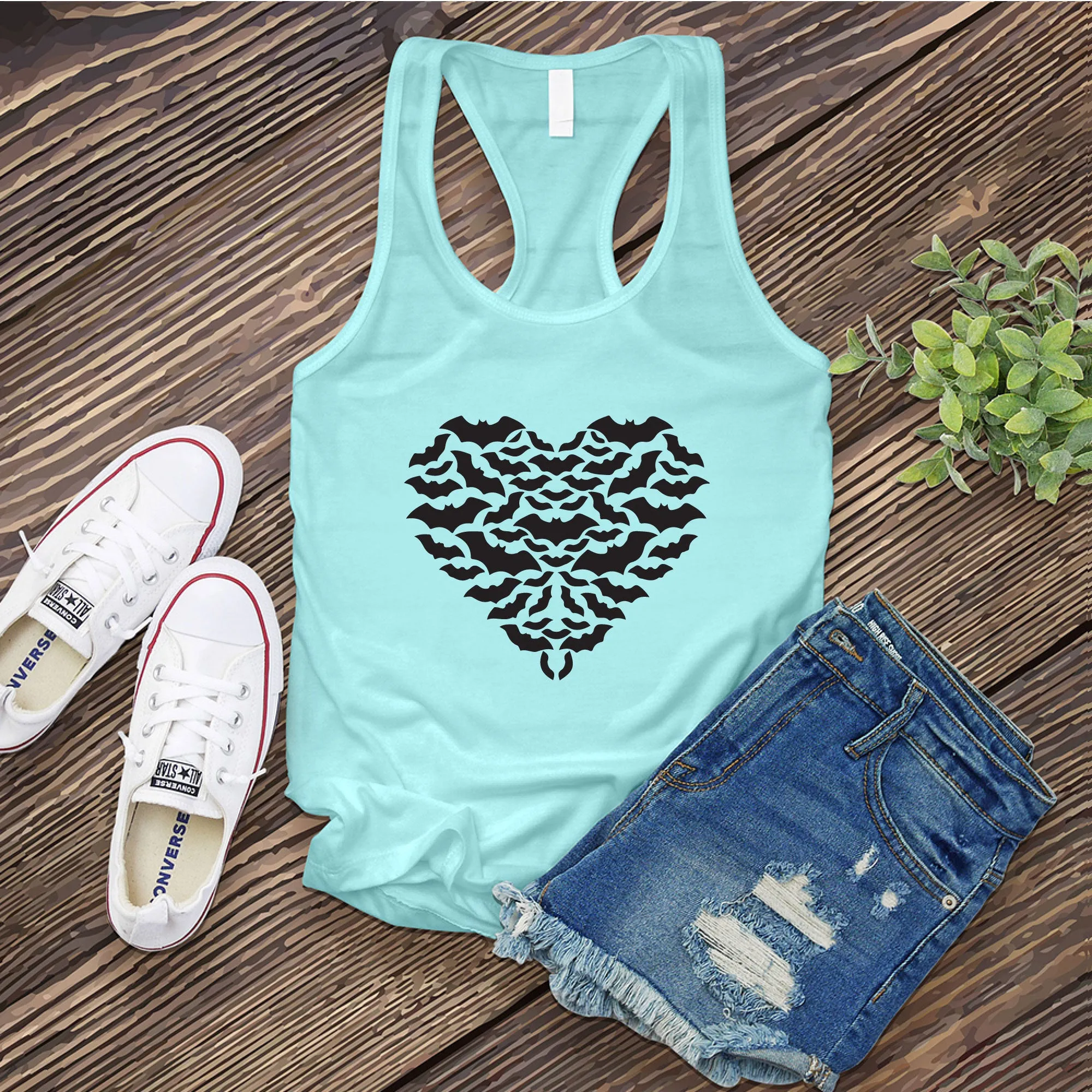 Bat Heart Women's Tank Top