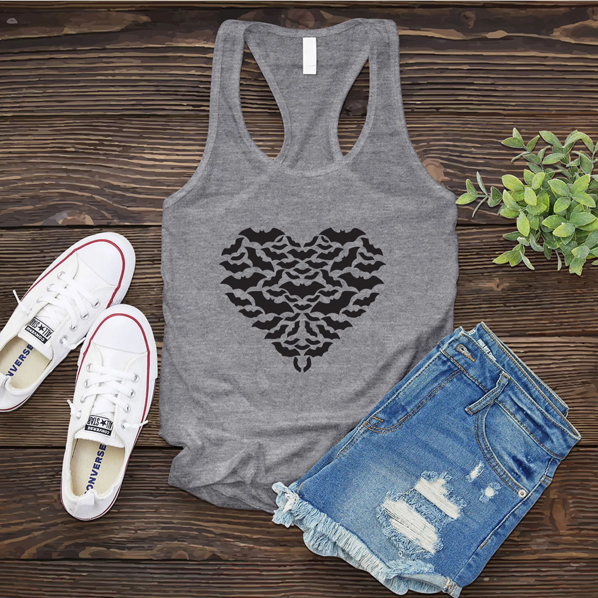 Bat Heart Women's Tank Top