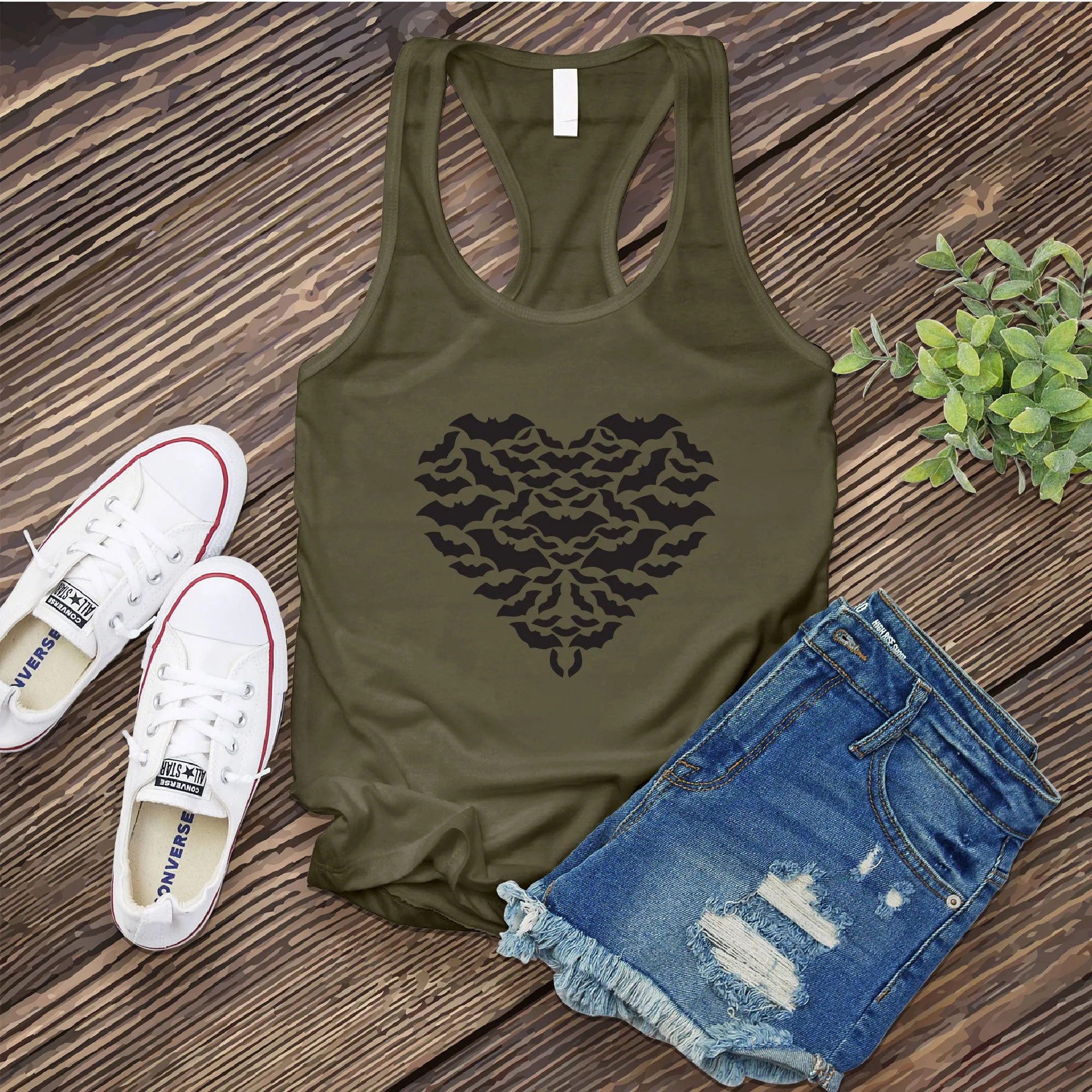 Bat Heart Women's Tank Top