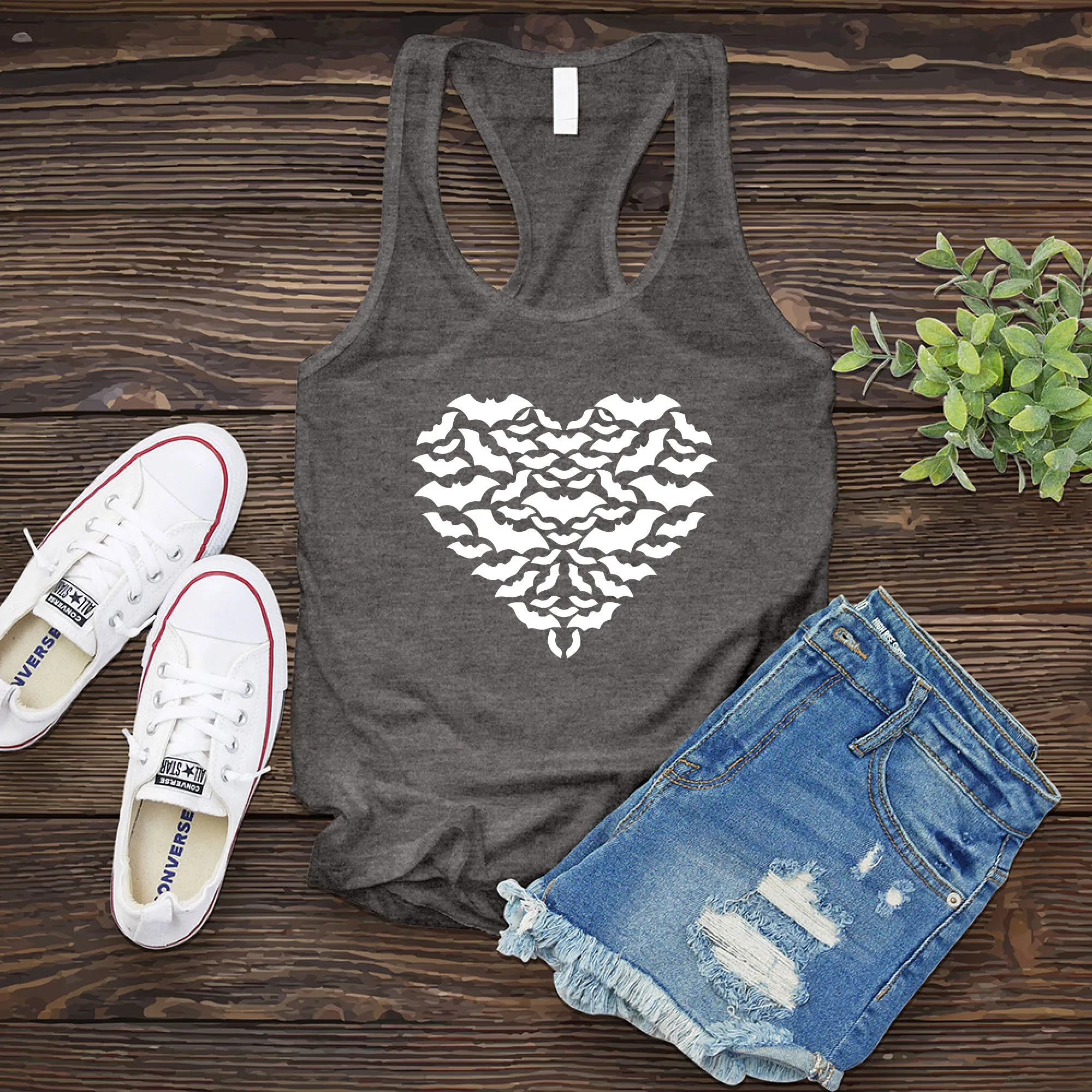 Bat Heart Women's Tank Top