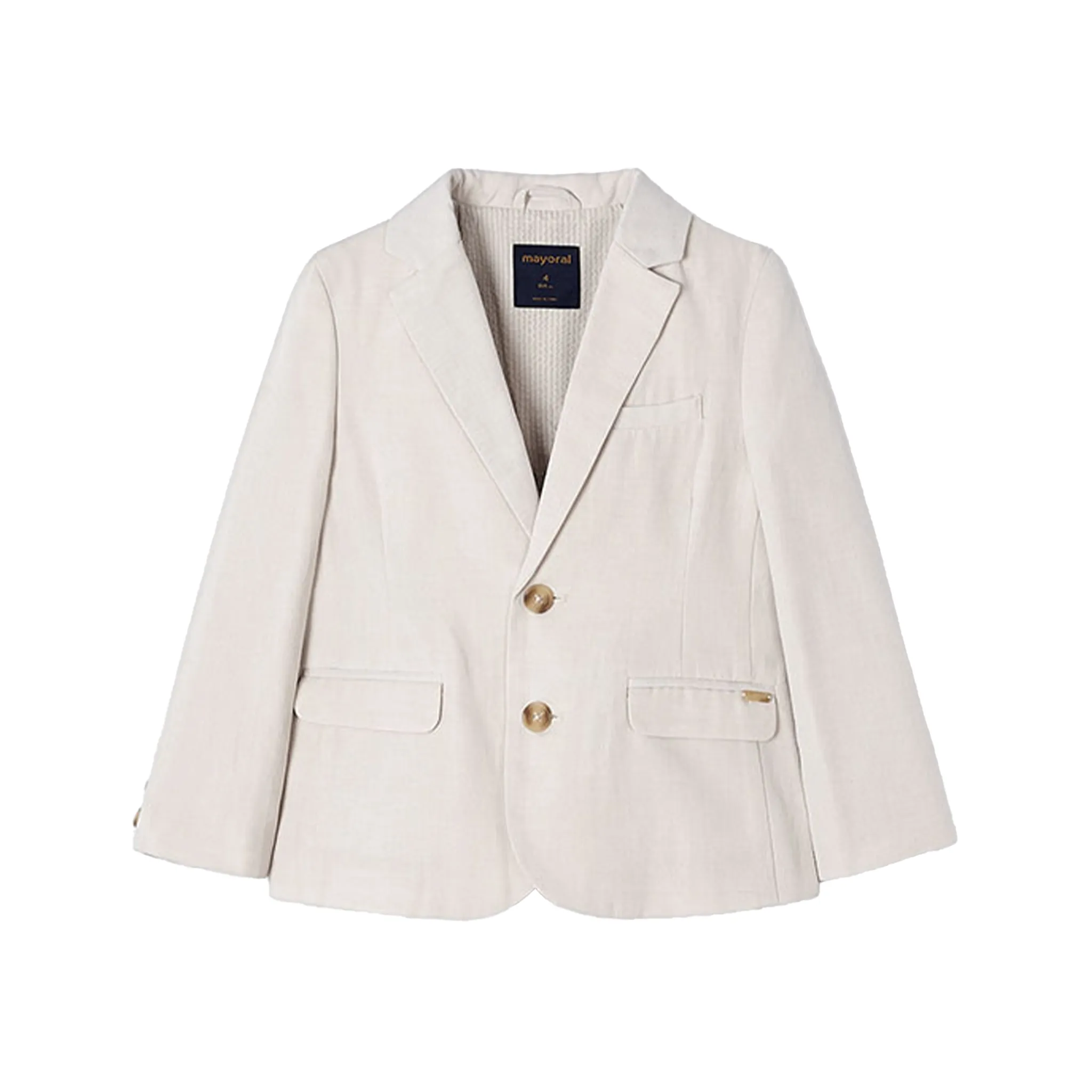 Beige Tuxedo Jacket