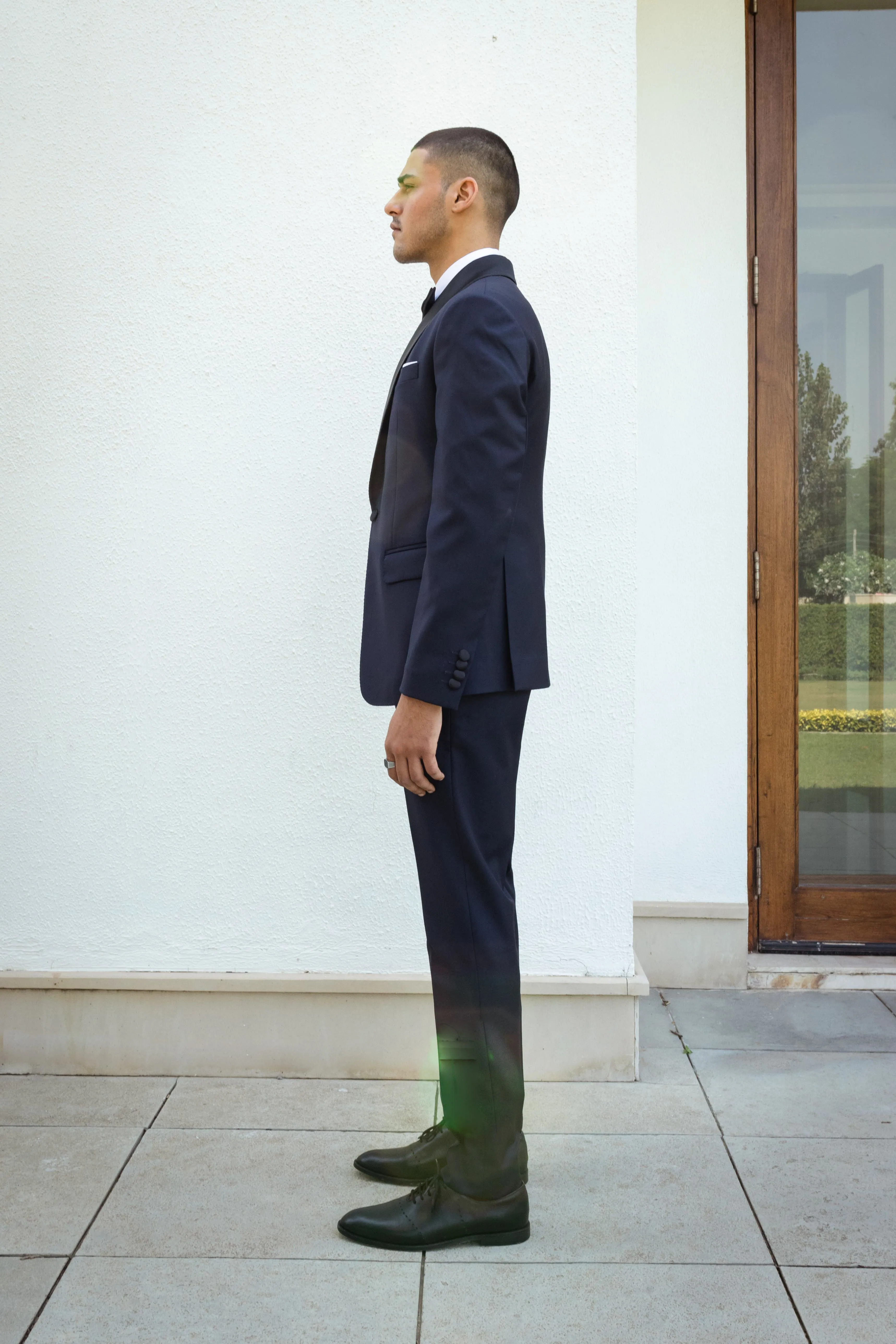 Black Shawl Lapel Tuxedo.