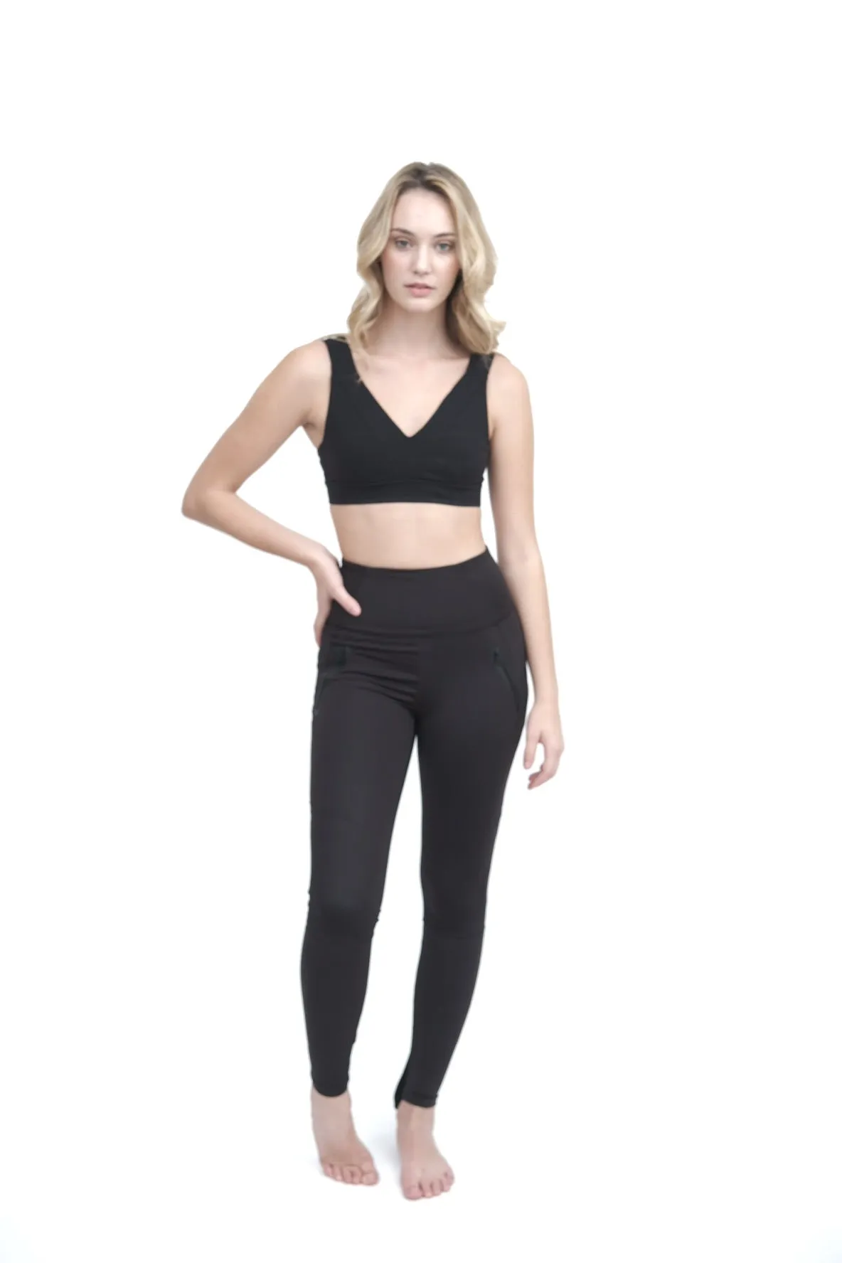 Black Yoga Pants with Pockets