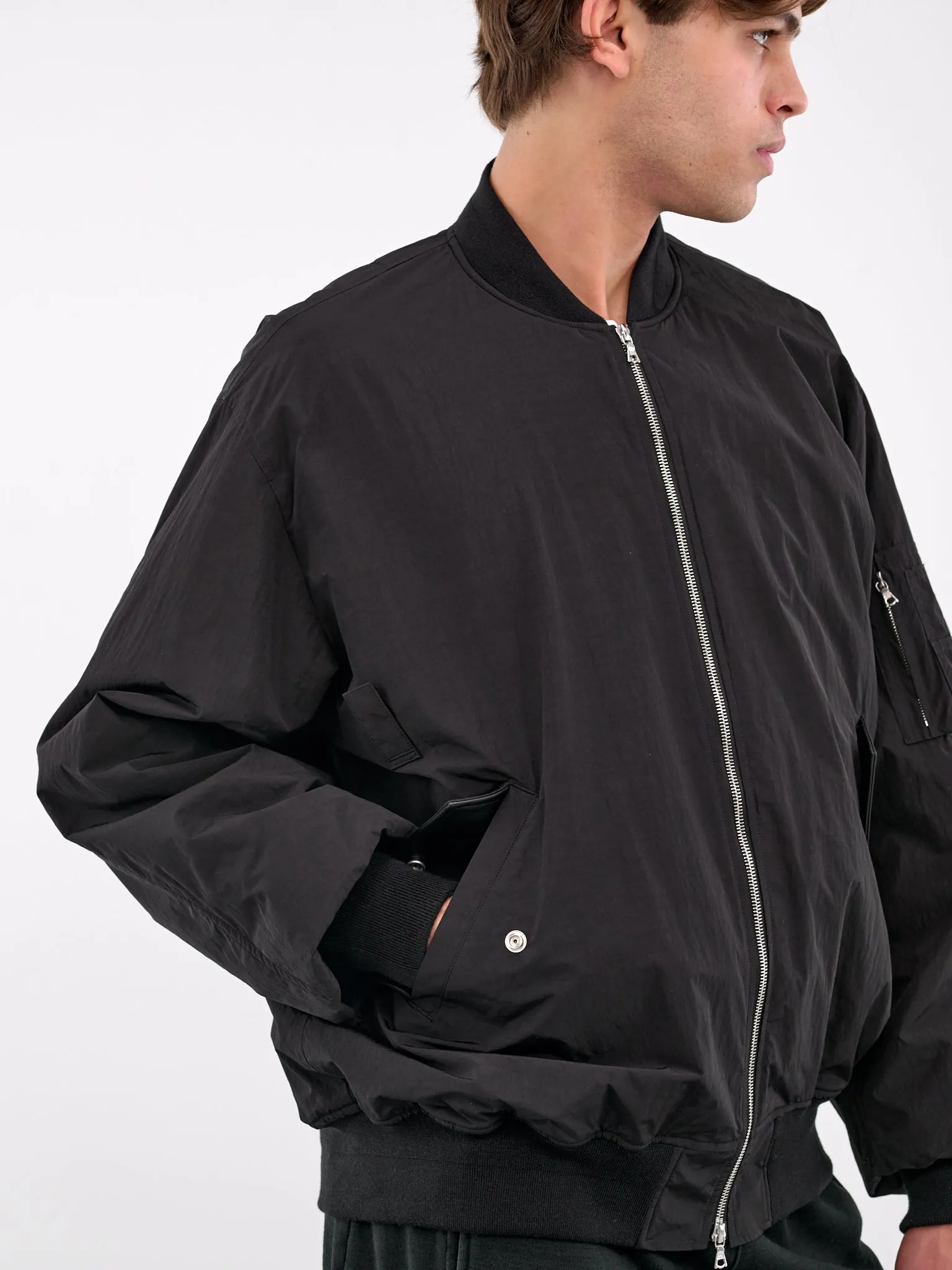 Bomber Jacket (ST-1057-BLACK)