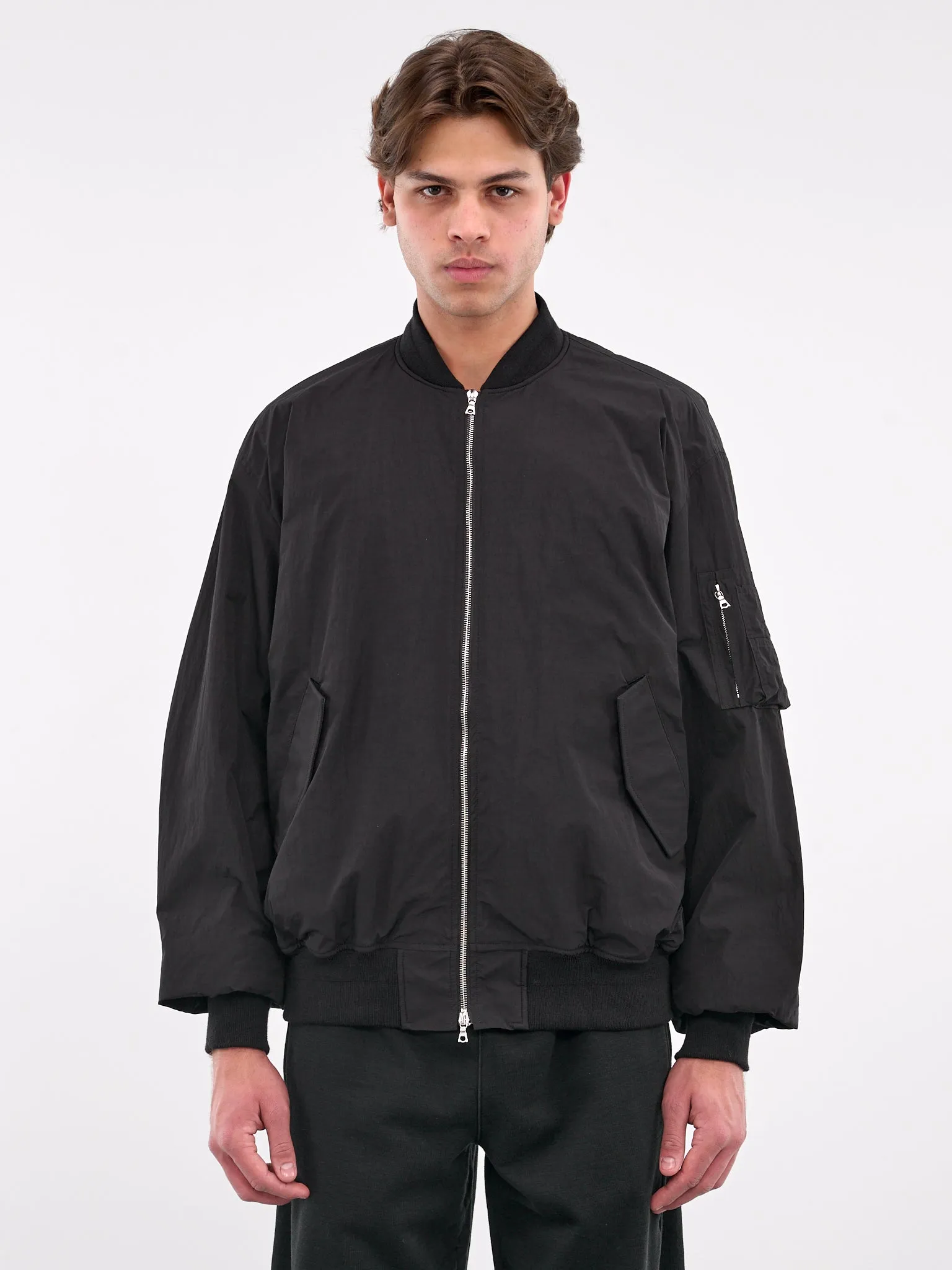 Bomber Jacket (ST-1057-BLACK)