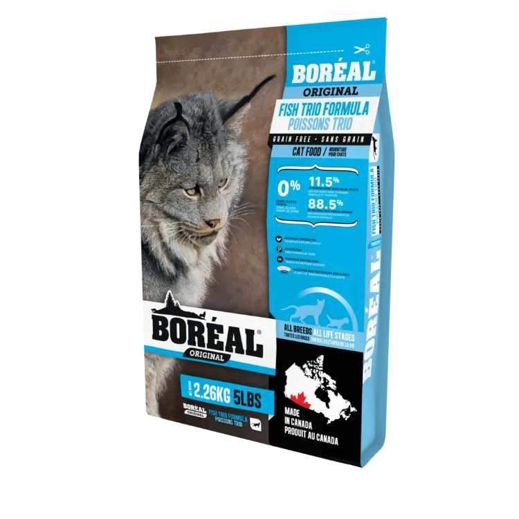 Boreal Original Fish Trio Grain Free Dry Cat Food