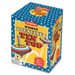 Bouncing Spinning Tin Top