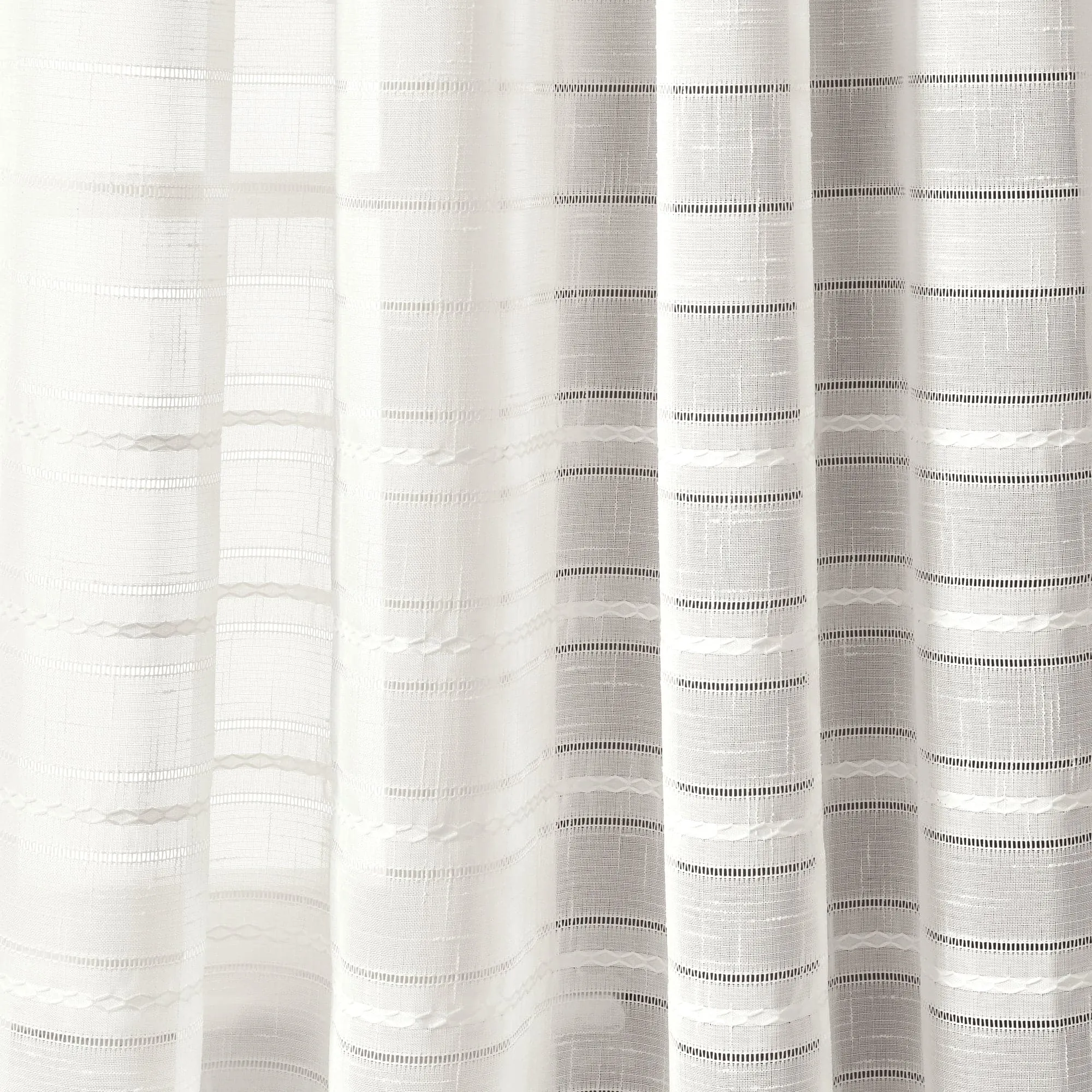 Bridie Grommet Sheer Window Curtain Panel Set