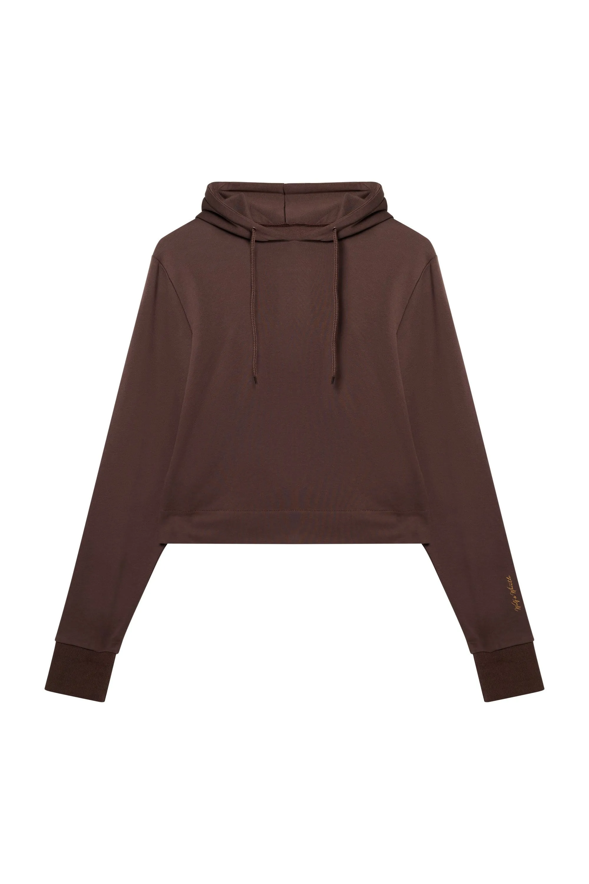 Brown Hooded Top