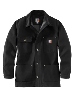 Carhartt Chore Coat Blanket Lined Black