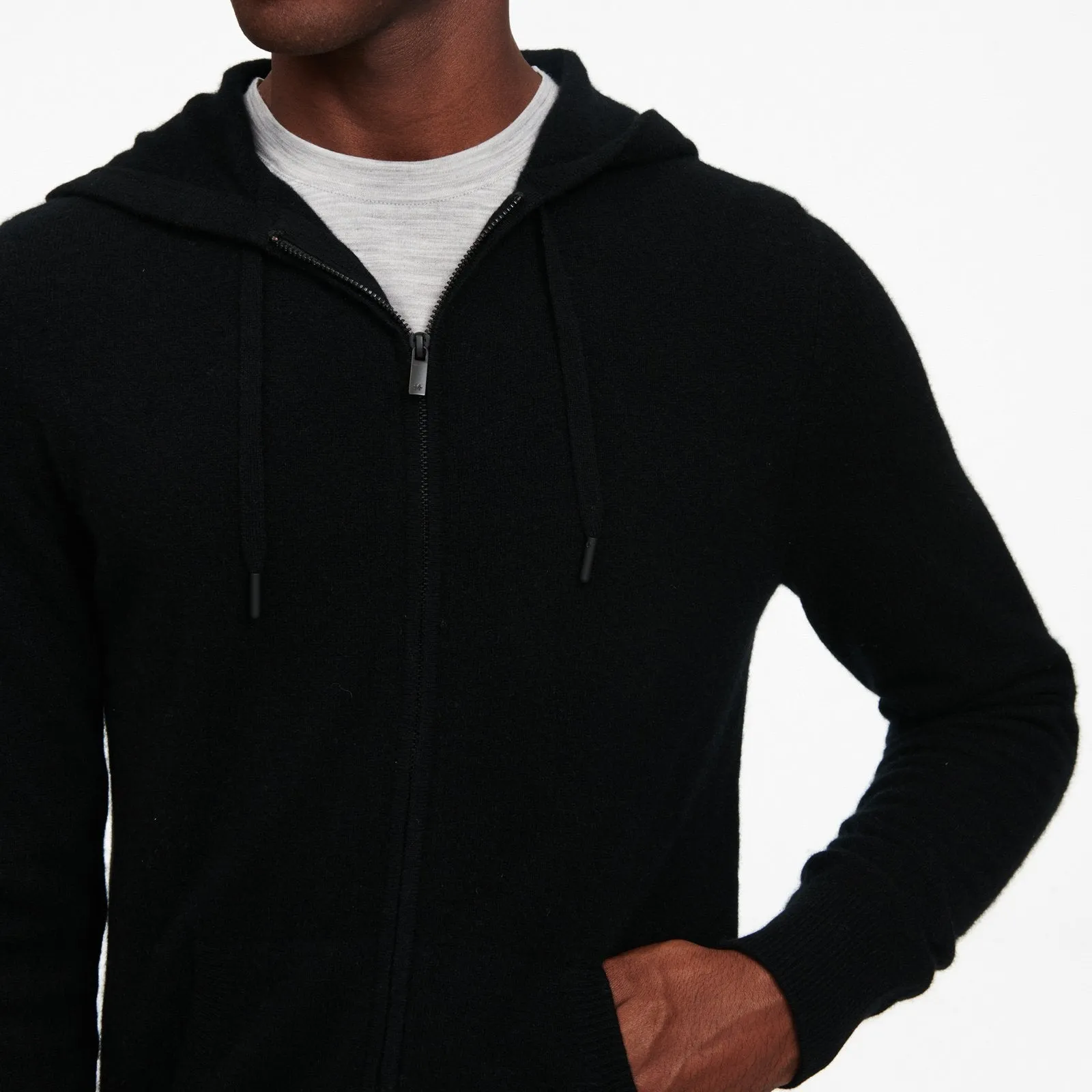 Cashmere Zip Hoodie