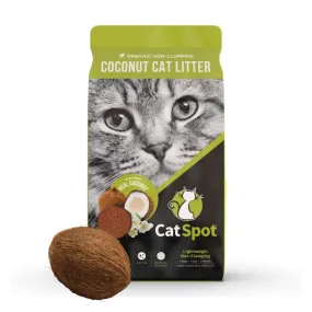 Catspot 100% Organic Non- Clumping Coconut Cat Litter,  5 Lb