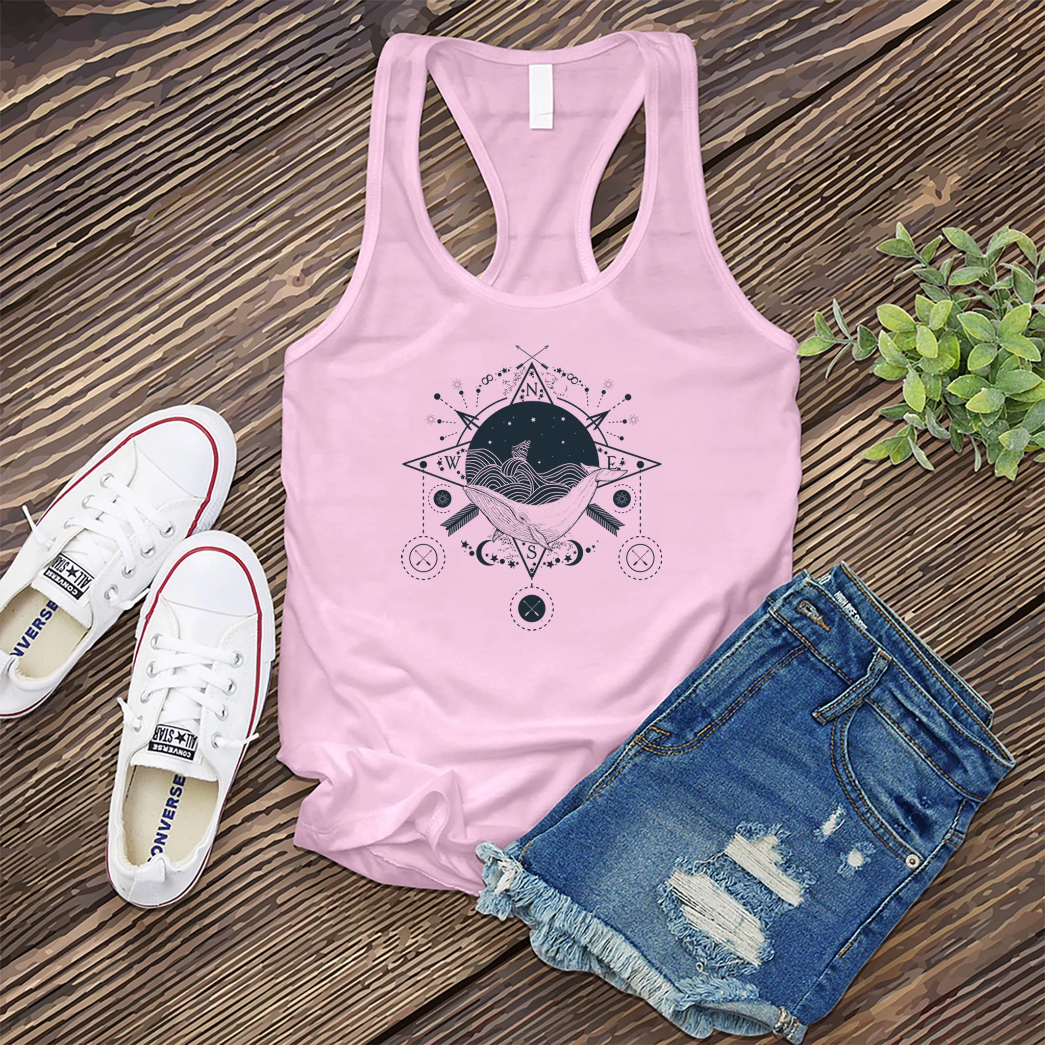 Celestial Ocean Compass Women's Tank Top