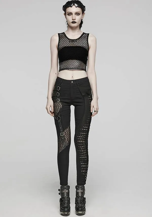 Chandra Fishnet | CROPPED TANK TOP