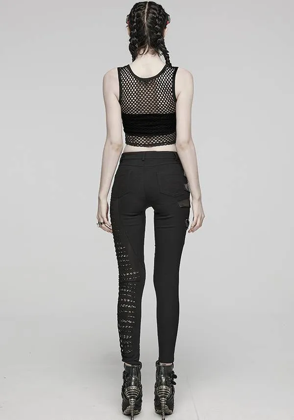 Chandra Fishnet | CROPPED TANK TOP