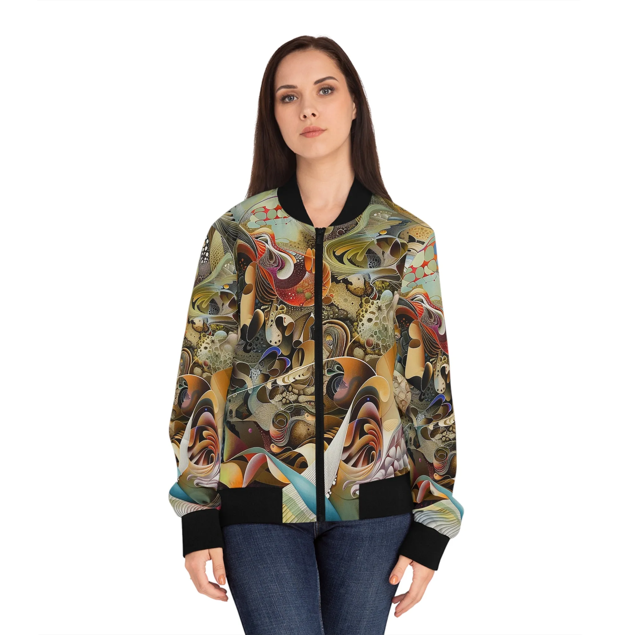 Chaos #1 Women's Bomber Jacket - China