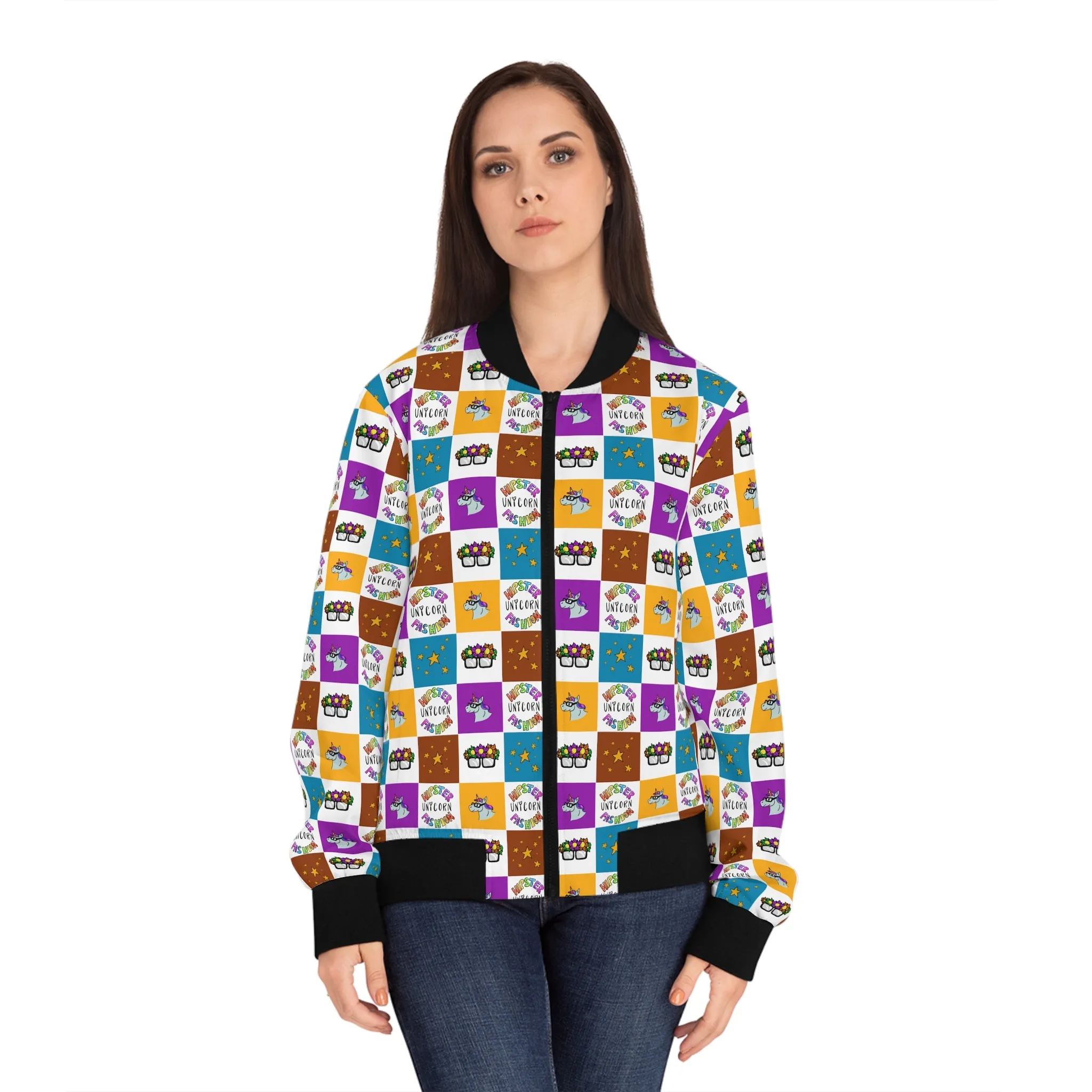 Checkered Unicorns Jacket