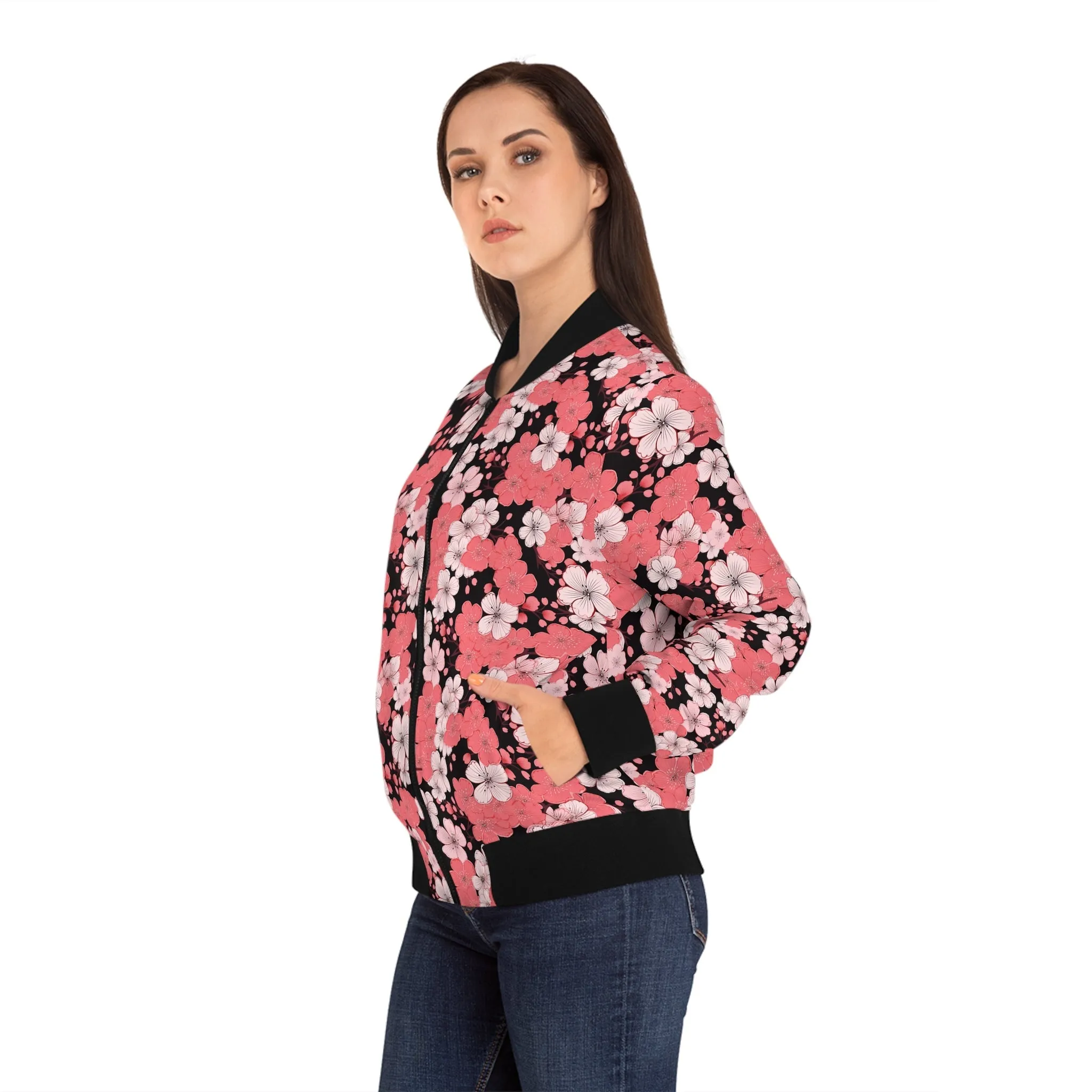 Cherry Blossoms Women's Bomber Jacket