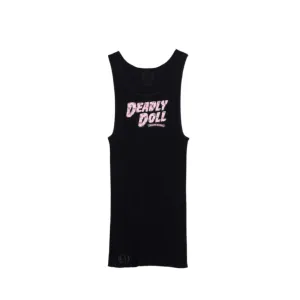 CHROME HEARTS X DEADLY DOLL TANK TOP BLACK