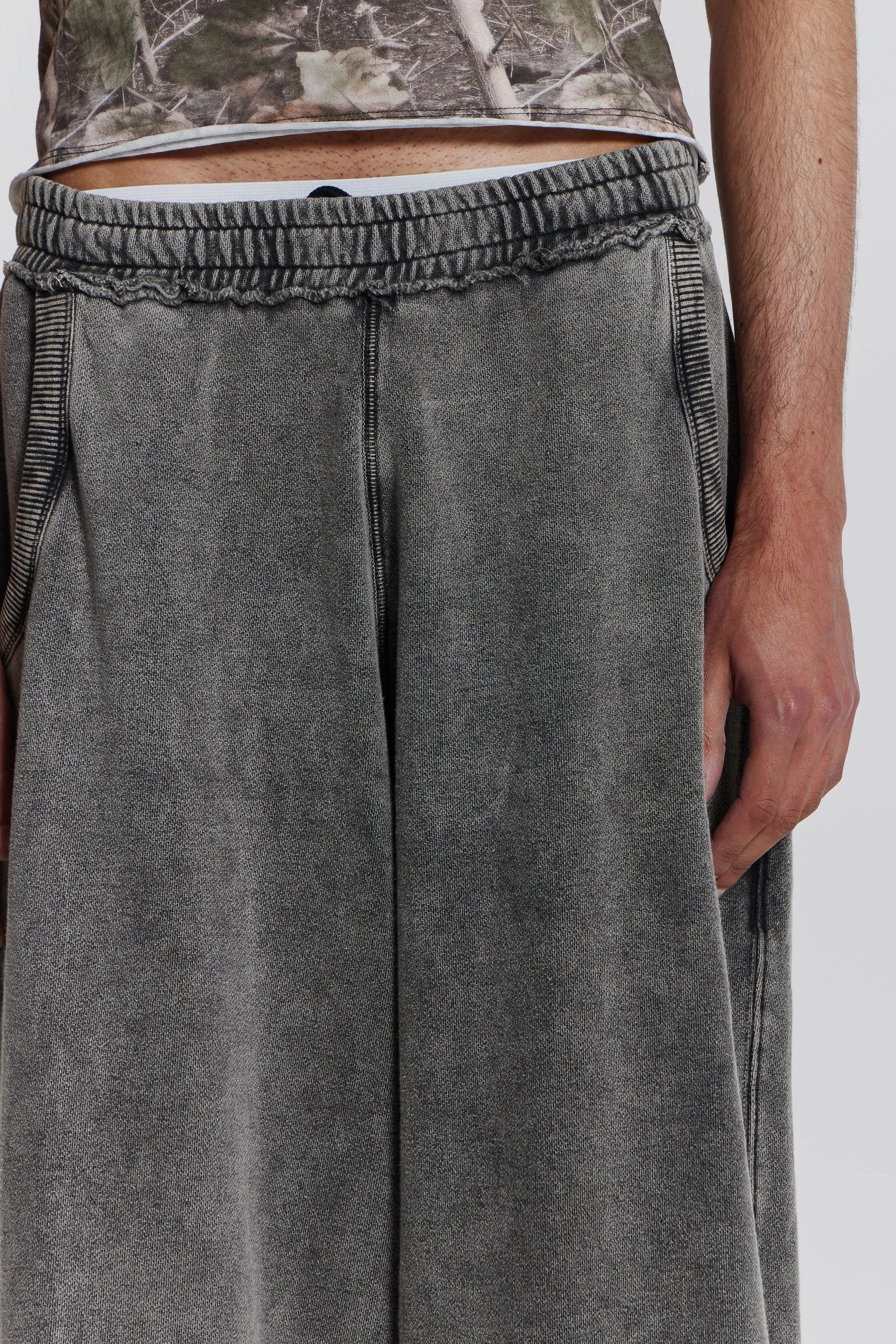 Chrome Wash Baggy Monster Joggers