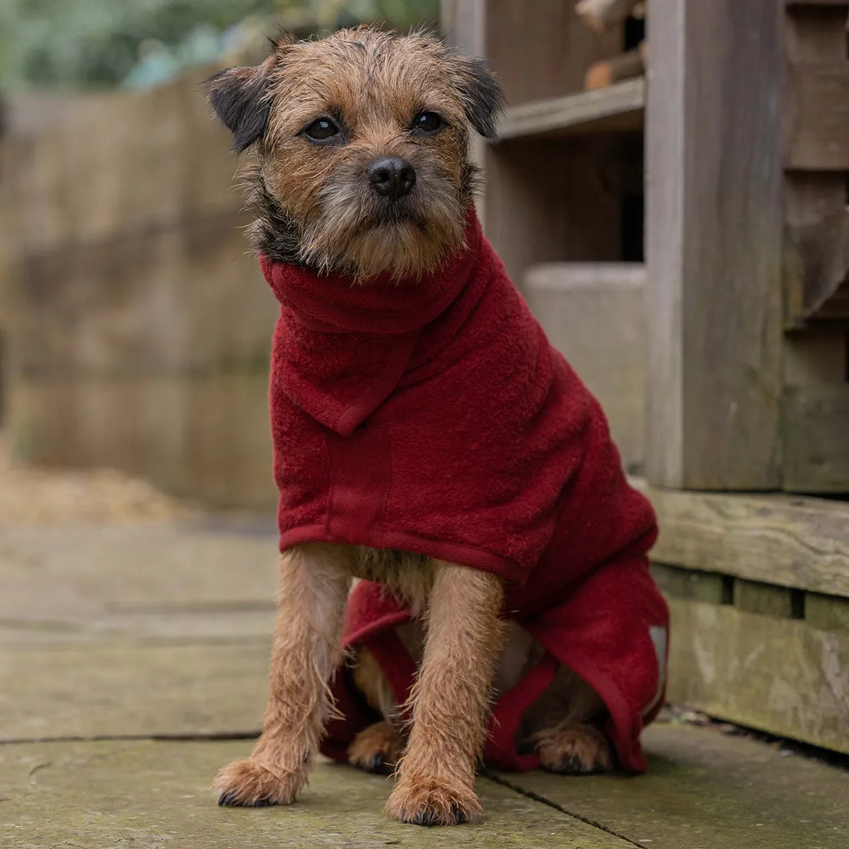 Classic Dog Drying Coat - Rosehip